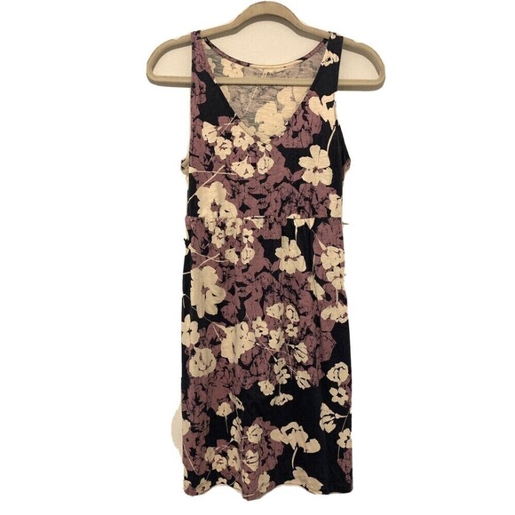 Sonoma Womens Size Petite Small Multicolor Floral Print Stretch Sundress Dress - Picture 1 of 5